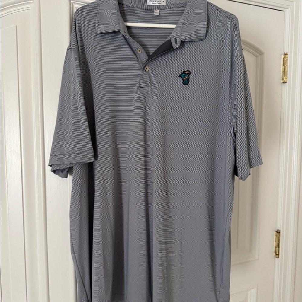 Peter Millar Charcoal Polo Shirt